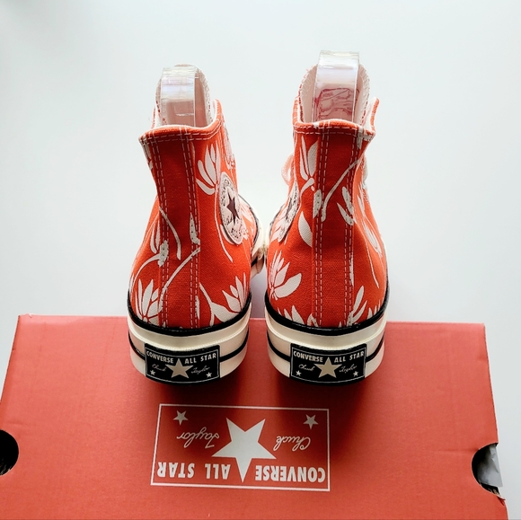 Converse Chuck 70 Hi Bright Poppy Egret Women's 5 - Picture 4 of 6